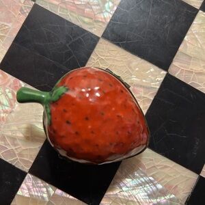 Limoges Strawberry trinket box